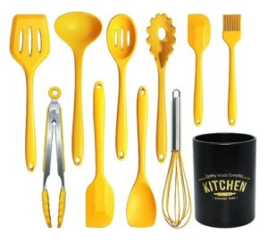 kitchen utensil set 11-piece non-stick silicone cookware, suitable for cooking, cooking, western cooking