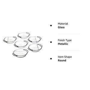 Anchor Hocking Oven Basics 6-Inch Mini Pie Plate, Set of 6