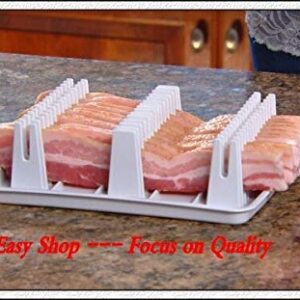 Emson Wave, Microwave Cooker Tray, Reduces Fat up to 35% for Healthy, Make Crispy Bacon in Minutes, Original As Seen On TV New, Small, White