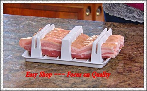 Emson Wave, Microwave Cooker Tray, Reduces Fat up to 35% for Healthy, Make Crispy Bacon in Minutes, Original As Seen On TV New, Small, White