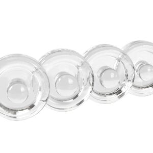 Jillmo Stainless Steel Fermentation Lids with Glass Weights for Wide Mouth Mason Jars (Jars Not Included)