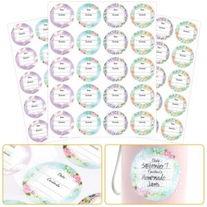 300 Waterproof Canning Labels for Jars Labels Food Labels Round for Food Container Spice Lids Canister Food Storage Canning Supplies 2 Inch