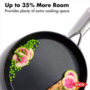 OXO Professional Hard Anodized PFAS-Free Nonstick, 10 Piece Cookware Pots and Pans Set, Induction, Diamond reinforced Coating, Dishwasher Safe, Oven Safe, Black