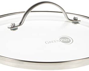 GreenPan Glass Lid with Stainless Steel Handle, 8"