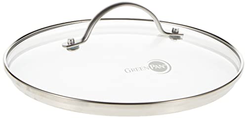 GreenPan Glass Lid with Stainless Steel Handle, 8"