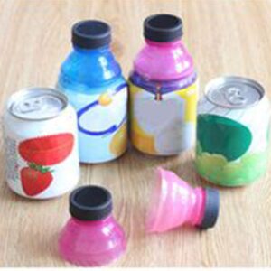 12 PCS Soda Can Lids Reusable Bottle Fizz Lid Caps Can Covers for Beer Carbonated Drinks and Other Canned Beverages (Colourful)