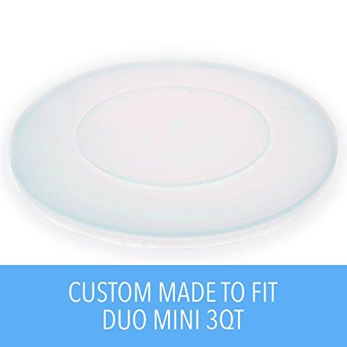 IMPRESA 3 Quart Silicone Lid - Instant Pot -Compatible - Insta Pot Pressure Cooker Lid for All Mini 3 Qt Models