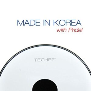 TECHEF Cookware Tempered Glass Lid, Made in Korea (12-Inch)