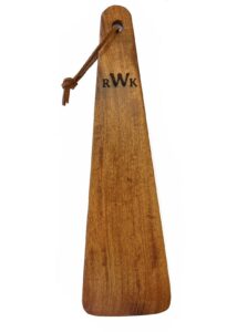 cowboy spatula mesquite wood - handmade in texas, made in usa, perfect for cast iron cookware, steel cookware, nonstick cookware, personalize it with a monogram or engraving!
