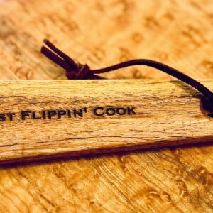 COWBOY SPATULA Mesquite Wood - Handmade in Texas, Made in USA, Perfect for cast iron cookware, steel cookware, nonstick cookware, Personalize it with a Monogram or Engraving!