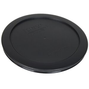 Pyrex 7201-PC 4 Cup Round Storage Cover for Glass Bowls (4, Black) (FBA_7201-PC)