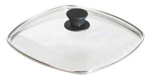 lodge manufacturing company glsq10 tempered glass lid, 10.5", clear