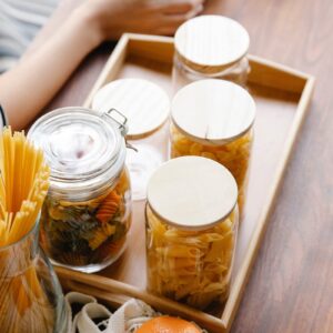 Wooden Mason Jar Lids, 8 Pcs Bamboo Wooden Storage Lids Regular Mouth, ECO Reusable Ball Wooden Lids For Mason Jars