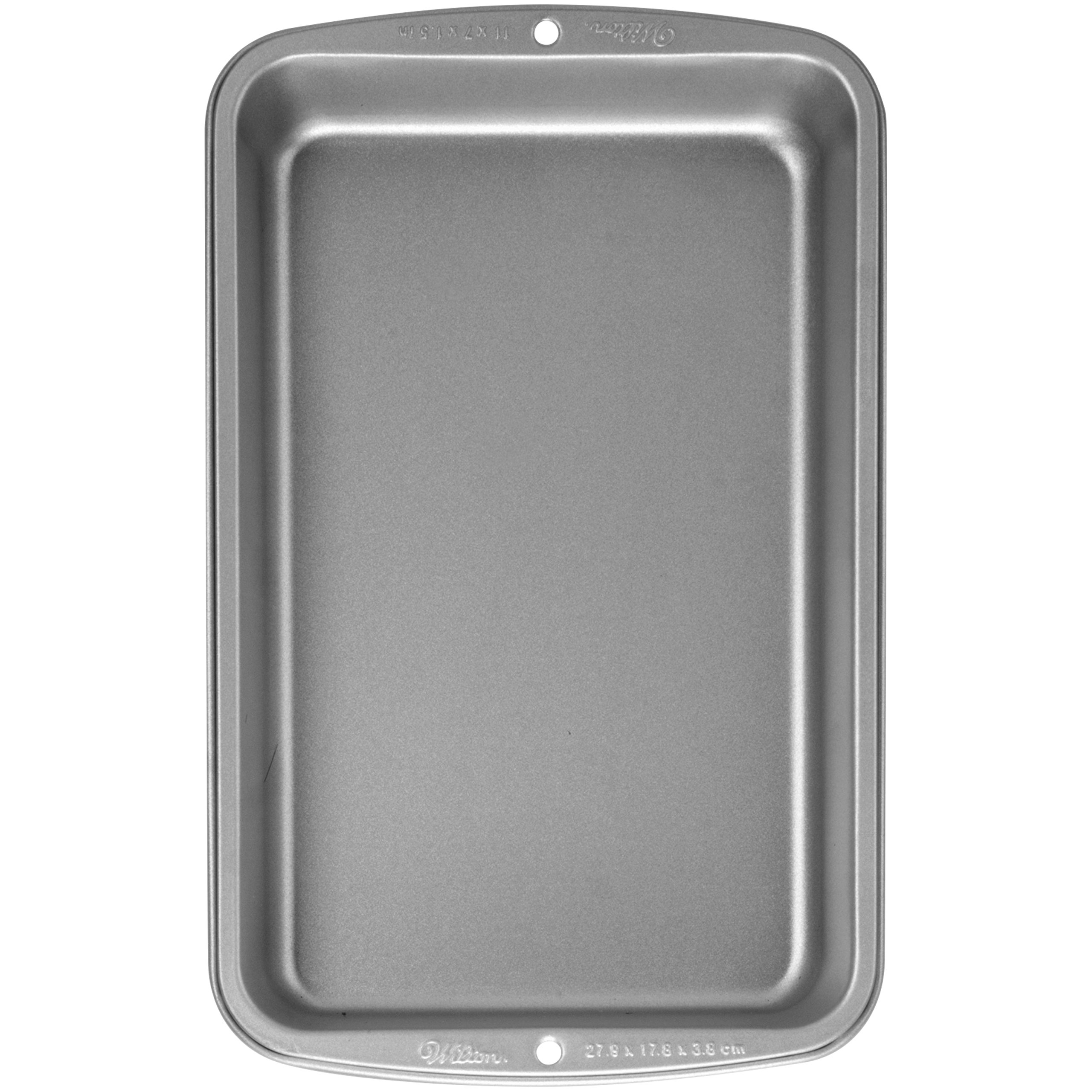 Wilton Recipe Right Non-Stick In Biscuit Brownie Pan, 11" x 7" x 1-1/2"