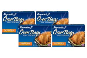 reynolds nylon 510 reynolds oven bag 2-ct (pack of 4) 8 bags total