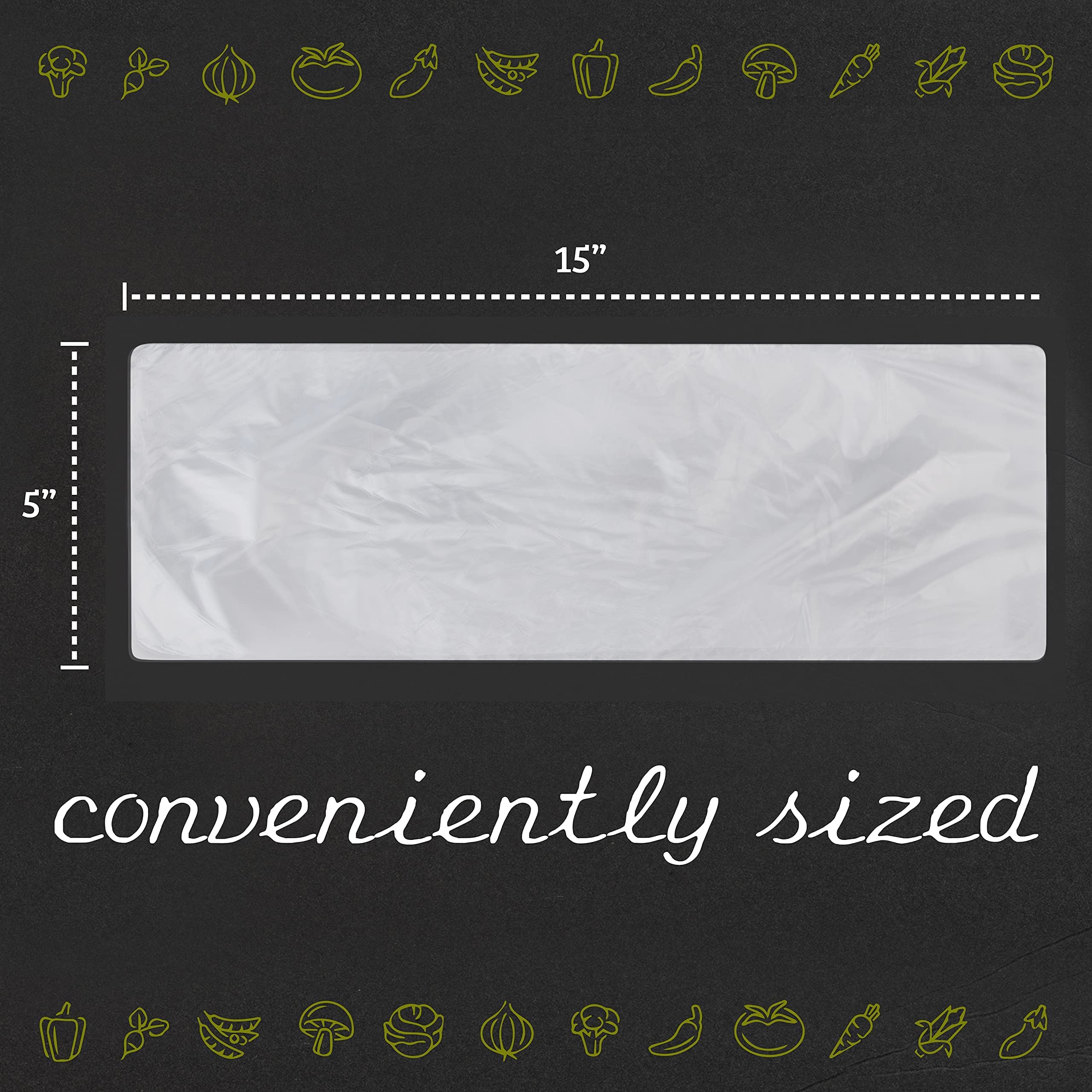 Disposable Heat Resistant Cooking Bags – Multi-Use BPA-Free Plastic Food Bags Good For Poultry & Vegetables. For Cooking, Reheating, Microwave, Roasting, & Defrosting,– 50 Pack