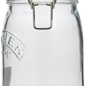 Kilner Round Clip Top Jar, 34-Fl Oz, 1 L