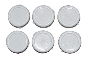 replacement caps for the dairy shoppe® (6 pack, 48 mm)