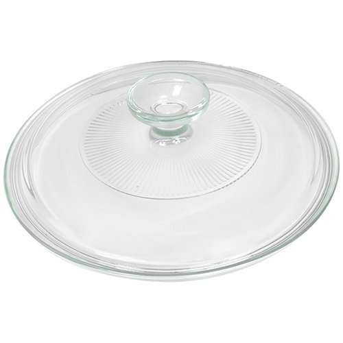 Corningware French White 2.5 Quart Fluted Round Glass Lid