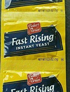 1 Strip of 3 Baker Corner Rapid Rise Instant Fast Rising Yeast bread Baking Dry