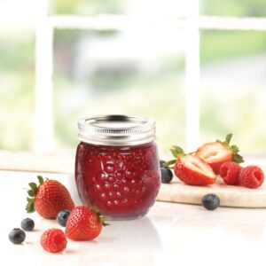 Ball FBA_1440081210 Jelly Elite Collection Jam Jar (4 Pack), Clear, RM 8 Oz