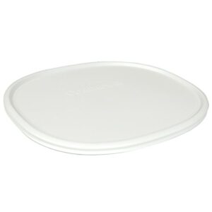 Corningware F-2-PC Oval French White Lid (Compatible with the 2.5qt or the 1.5qt) - Made in the USA