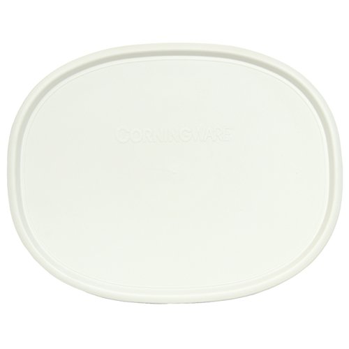 Corningware F-2-PC Oval French White Lid (Compatible with the 2.5qt or the 1.5qt) - Made in the USA