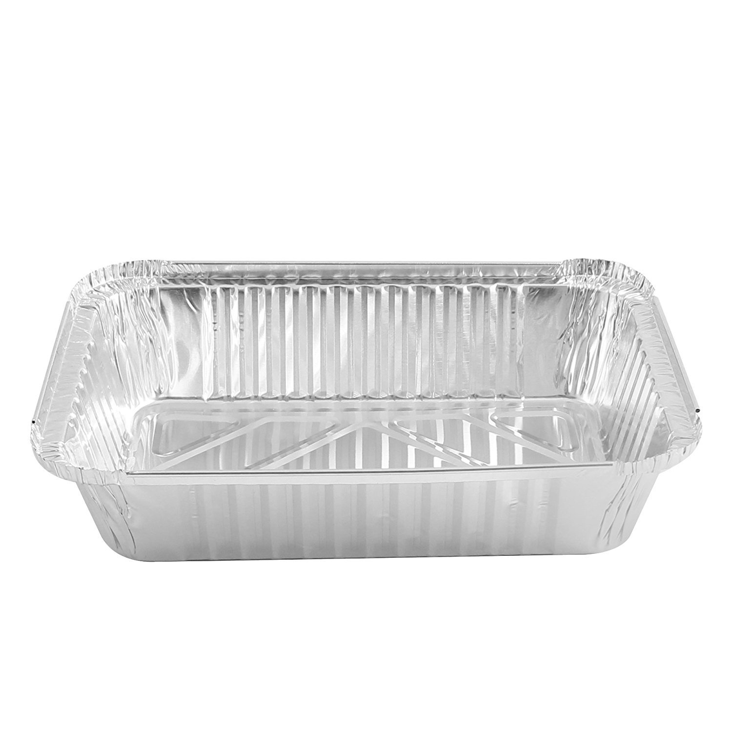 PARTY BARGAINS Aluminum Foil Pans Container - (50 Pack) 9” x 6” x 2” Premium Quality & Durable Steam Table Pan for Cooking, Baking, Roasting, & Broiling, Excellent for Takeouts, Meal Prepping