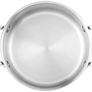 All-Clad Specialty Stainless Steel Ramekin with Lid 2 Piece Oven Broiler Safe 600F Pots and Pans, Cookware Silver