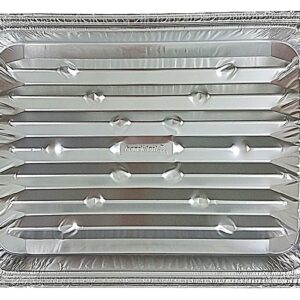 Handi-Foil Disposable Aluminum Foil Broiler Baking Cooking Pan - HFA REF # 333 (25)