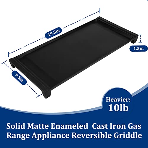 UPGRADED WB31X24738 Griddle Replacement for ge Appliance Gas Range Part,WB31X24998 Gas Stove Top Griddle Compatible With ge Gas Stove Top Parts, Free Standing Range Center Griddle Flat Top Pan