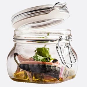 BORMIOLI ROCCO .5L Glass Canning Jar, 1 EA