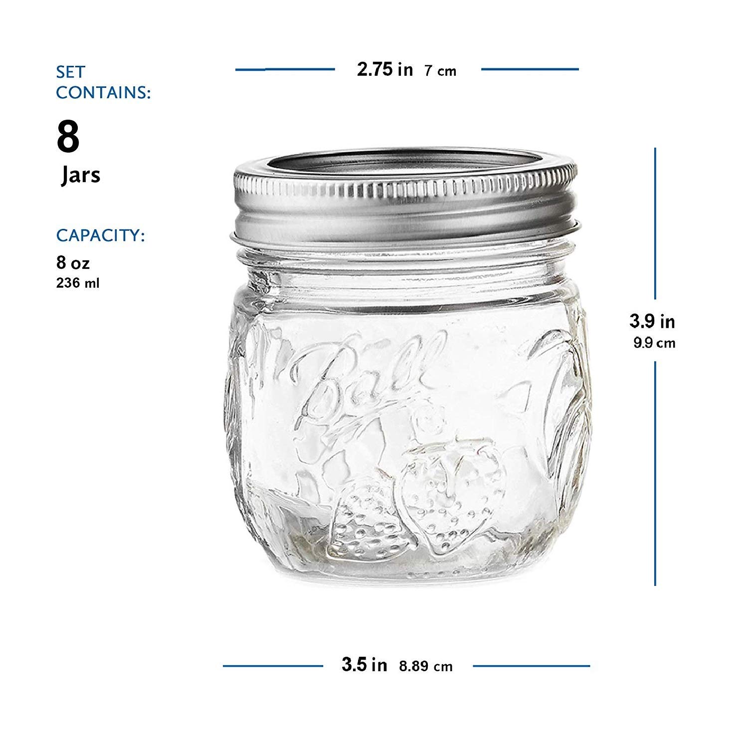 SEWANTA Wide Mouth Mason Jars 16 oz [11 Pack] With mason jar lids and Bands, mason jars 16 oz - For Canning, Fermenting, Pickling - Jar Décor - Microwave/Freeze/Dishwasher Safe.