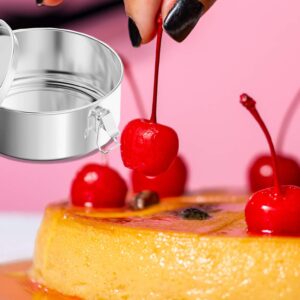 Flan Mold with Lid, Stainless Steel Flan Pan for Instant Pot 6QT(3QT, 8QT Avail) - Flanera Flan Maker Come with Rack and Spatula