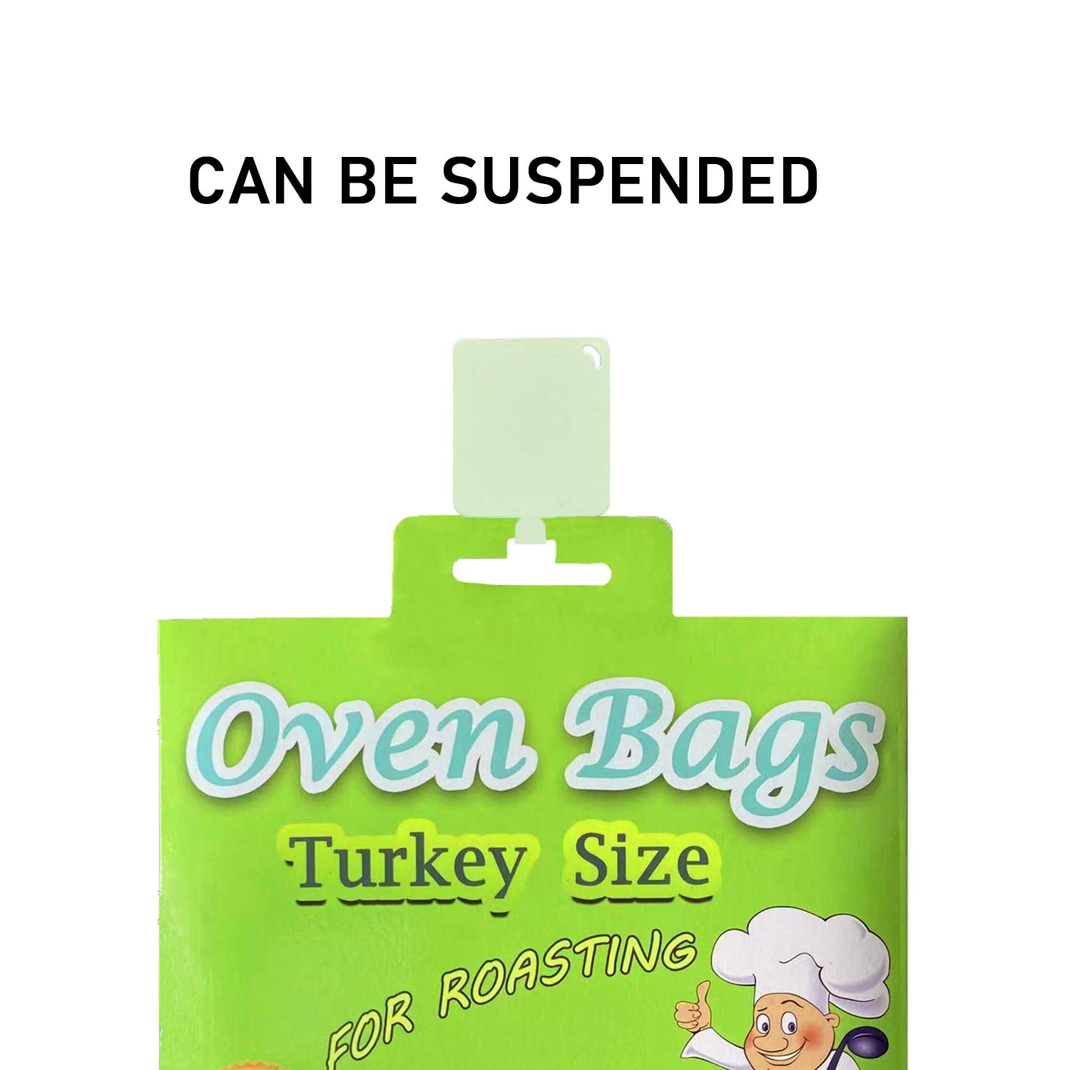 15 Counts Large Turkey Bags, Oven Bags for Cooking,Meat Roasting Bags Safe for Meats Turkey Fish Vegetables - 20×24 IN (1 PACK)