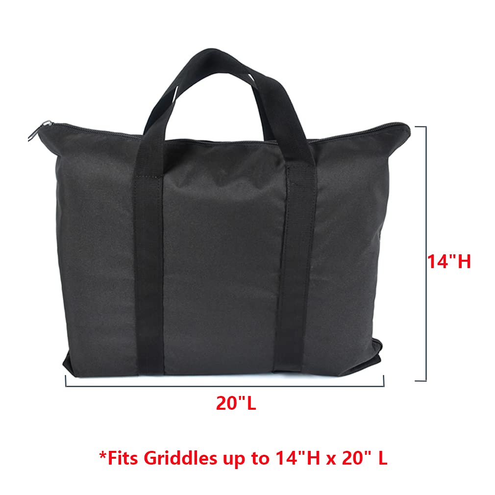 Mini Lustrous Griddle Carry Bag for Camp Chef SG30, SG14, FG20, MSG20, CGG16 Griddle Models, Waterproof Anti-UV Material, Medium