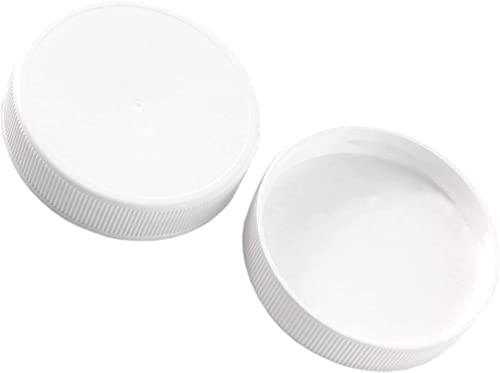 Cornucopia White Plastic Standard Mason Jar Lids (24-Pack); Regular Mouth Lined Storage Caps