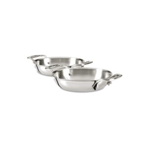 all-clad specialty stainless steel gratins 6 inch pots and pans, cookware silver