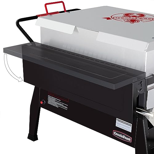 CreoleFeast CFB2001 150 qt. Crawfish Seafood Boiler, Double Sack Outdoor Stove Propane Gas Cooker with Folding Tank Mounting Bracket and Stirring Paddle, for Crawfish Season