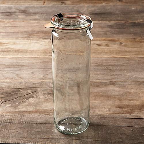 Weck Jars 908 1 Liter - Pack of 2 Glass Jars