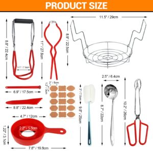 GUFAOWI Canning Supplies Starter Kit - Pressure Canning Kit with Rack, All-in-one Canning Tools for Beginners, Canning Set Canning Accessories for Water Bath Canning Equipment