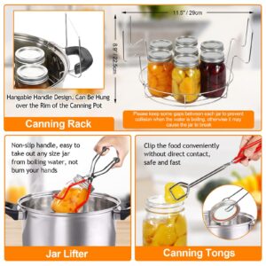 GUFAOWI Canning Supplies Starter Kit - Pressure Canning Kit with Rack, All-in-one Canning Tools for Beginners, Canning Set Canning Accessories for Water Bath Canning Equipment