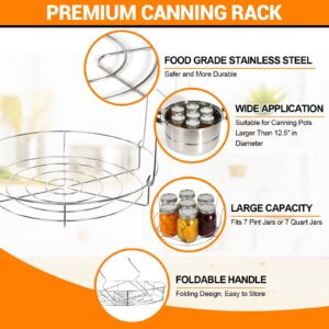 GUFAOWI Canning Supplies Starter Kit - Pressure Canning Kit with Rack, All-in-one Canning Tools for Beginners, Canning Set Canning Accessories for Water Bath Canning Equipment