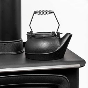 US Stove Company Kettle Fireplace 3Qt Black, L