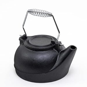 us stove company kettle fireplace 3qt black, l