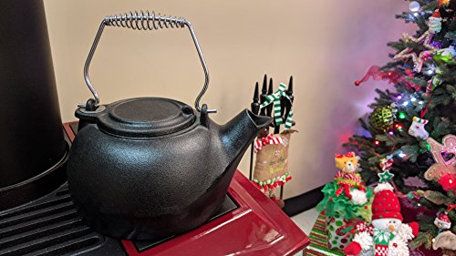 US Stove Company Kettle Fireplace 3Qt Black, L