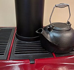 US Stove Company Kettle Fireplace 3Qt Black, L