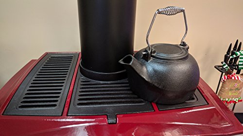 US Stove Company Kettle Fireplace 3Qt Black, L