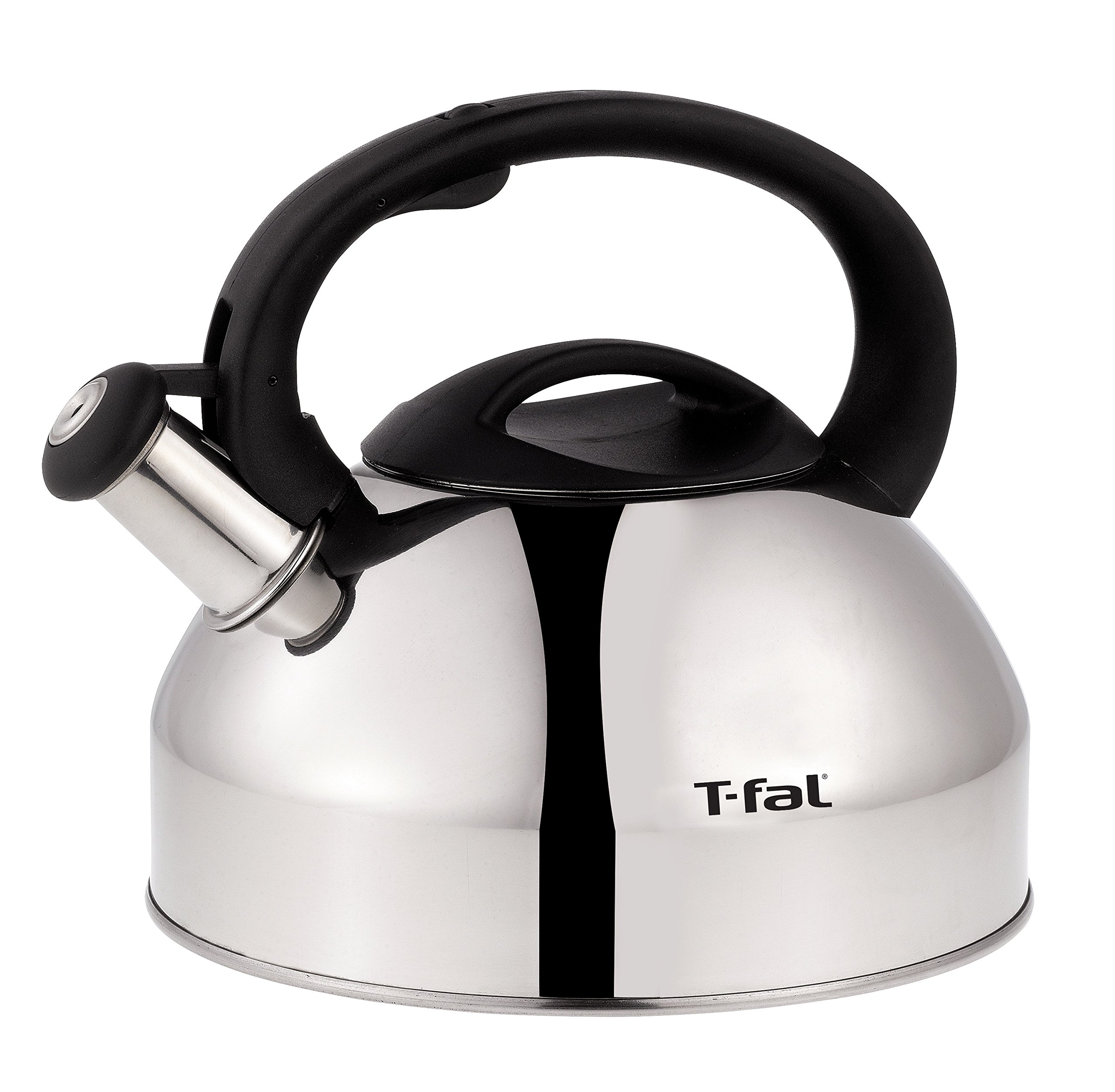 T-fal Specialty Stainless Steel Tea Kettle 3 Quart Cookware, Pots and Pans, Dishwasher Safe Silver