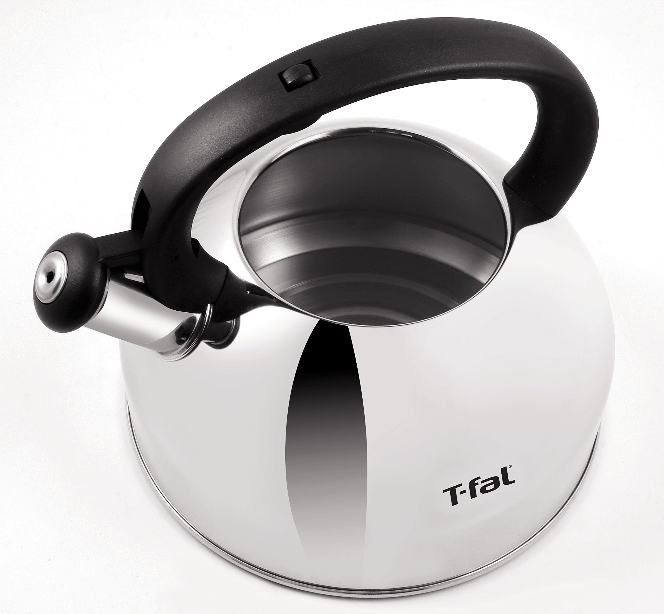 T-fal Specialty Stainless Steel Tea Kettle 3 Quart Cookware, Pots and Pans, Dishwasher Safe Silver